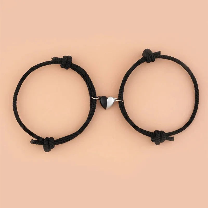 Magnetic Love Bracelets for Couples